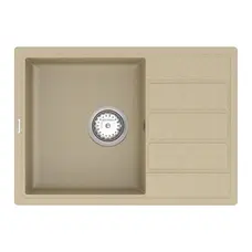Кухонна гранітна мийка VANKOR Easy EMP 02.62 Safari + сифон