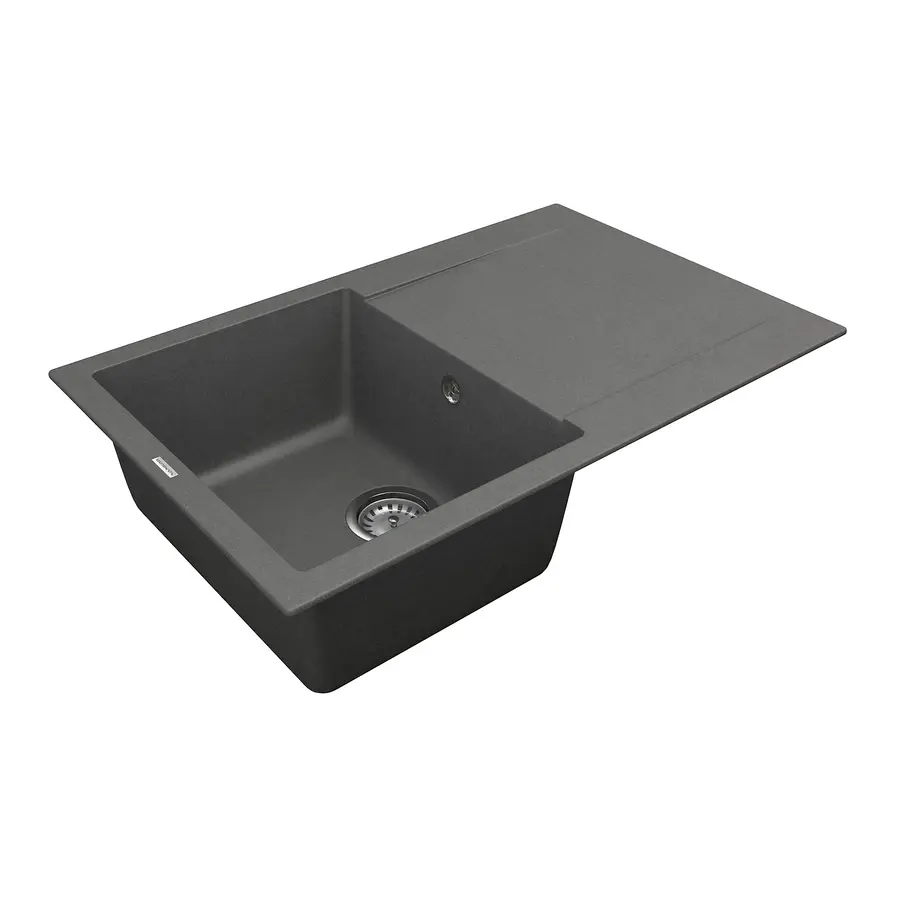 Кухонна мийка Orman OMP 02.78 Gray + сифон