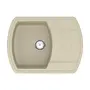 Кухонна гранітна мийка VANKOR Norton NMP 02.67 Beige + сифон