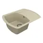 Кухонна гранітна мийка VANKOR Norton NMP 02.67 Beige + сифон