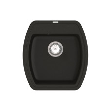 Кухонна гранітна мийка VANKOR Norton NMP 01.48 Black + сифон
