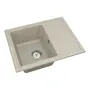 Кухонна гранітна мийка VANKOR Lira LMP 02.55 Terra + сифон