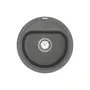 Кухонна гранітна мийка VANKOR Polo PMR 01.44 Gray + сифон