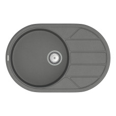Кухонна мийка Easy EMO 02.78 Gray + сифон
