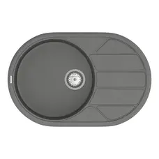 Кухонна мийка Easy EMO 02.78 Gray + сифон