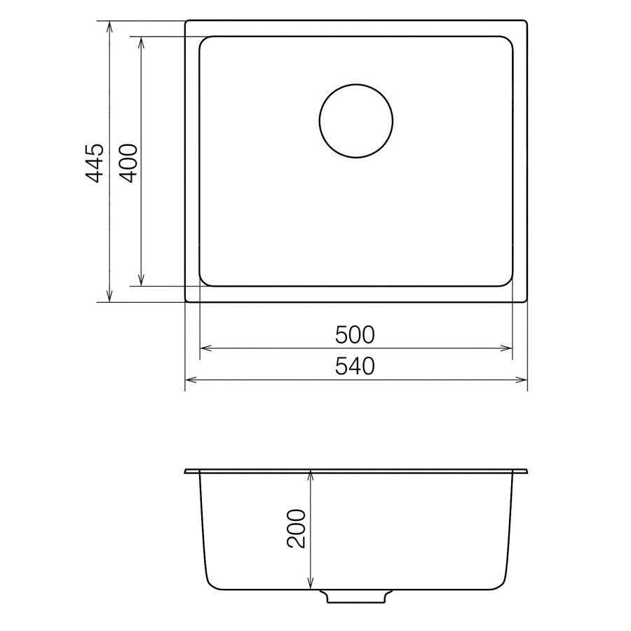 Кухонна мийка Orman PM 01.55 Safari + сифон