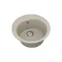 Кухонна гранітна мийка VANKOR Sity SMR 01.50 Terra + сифон