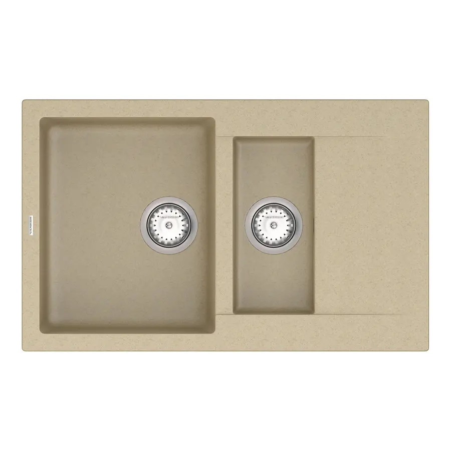 Кухонна гранітна мийка VANKOR Orman OMP 04.80 Safari + сифон