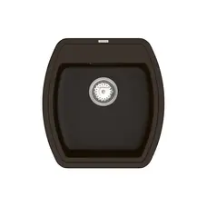 Кухонна гранітна мийка VANKOR Norton NMP 01.48 Chocolate + сифон