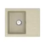 Кухонна гранітна мийка VANKOR Lira LMP 02.55 Beige + сифон