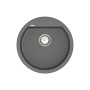 Кухонна гранітна мийка VANKOR Tera TMR 01.50 Gray + сифон
