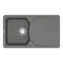 Кухонна гранітна мийка VANKOR Sigma SMP 02.85 Gray + сифон