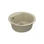Кухонна гранітна мийка VANKOR Easy EMR 01.45 Beige + сифон