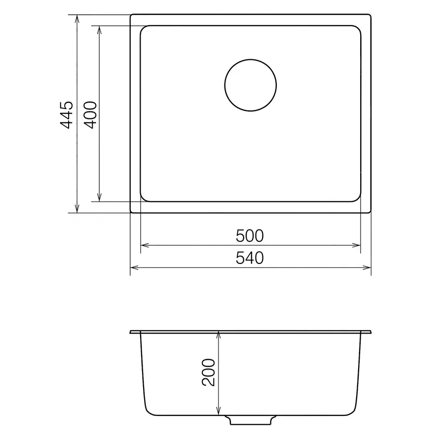 Кухонна мийка Orman PM 01.55 Terra + сифон