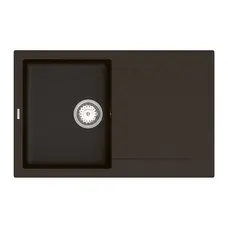 Кухонна гранітна мийка VANKOR Orman OMP 02.78 Chocolate + сифон