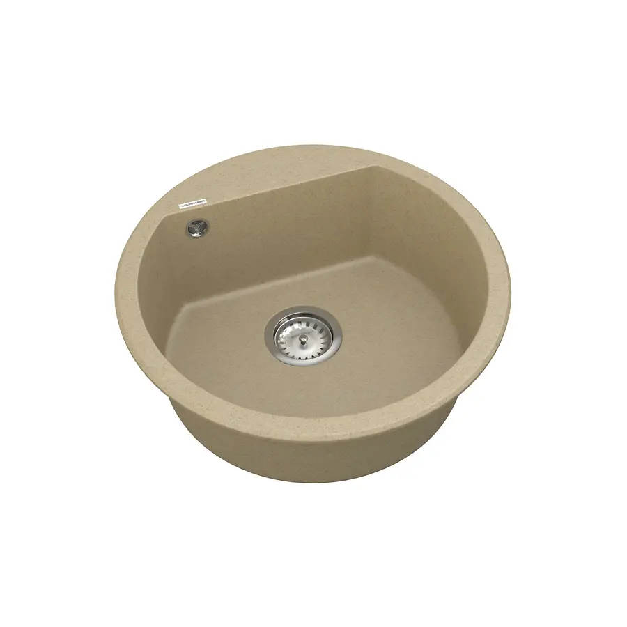 Кухонная гранитная мойка VANKOR Tera TMR 01.50 Safari + сифон