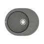 Кухонна гранітна мийка VANKOR Sity SMO 02.61 Gray + сифон