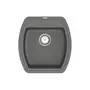 Кухонна гранітна мийка VANKOR Norton NMP 01.48 Gray + сифон