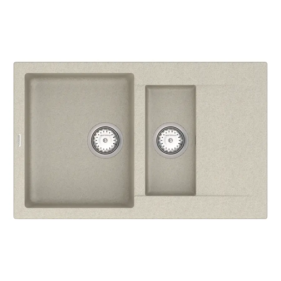 Кухонна гранітна мийка VANKOR Orman OMP 04.80 Terra + сифон