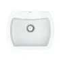 Кухонна гранітна мийка VANKOR Norton NMP 01.63 White stone + сифон