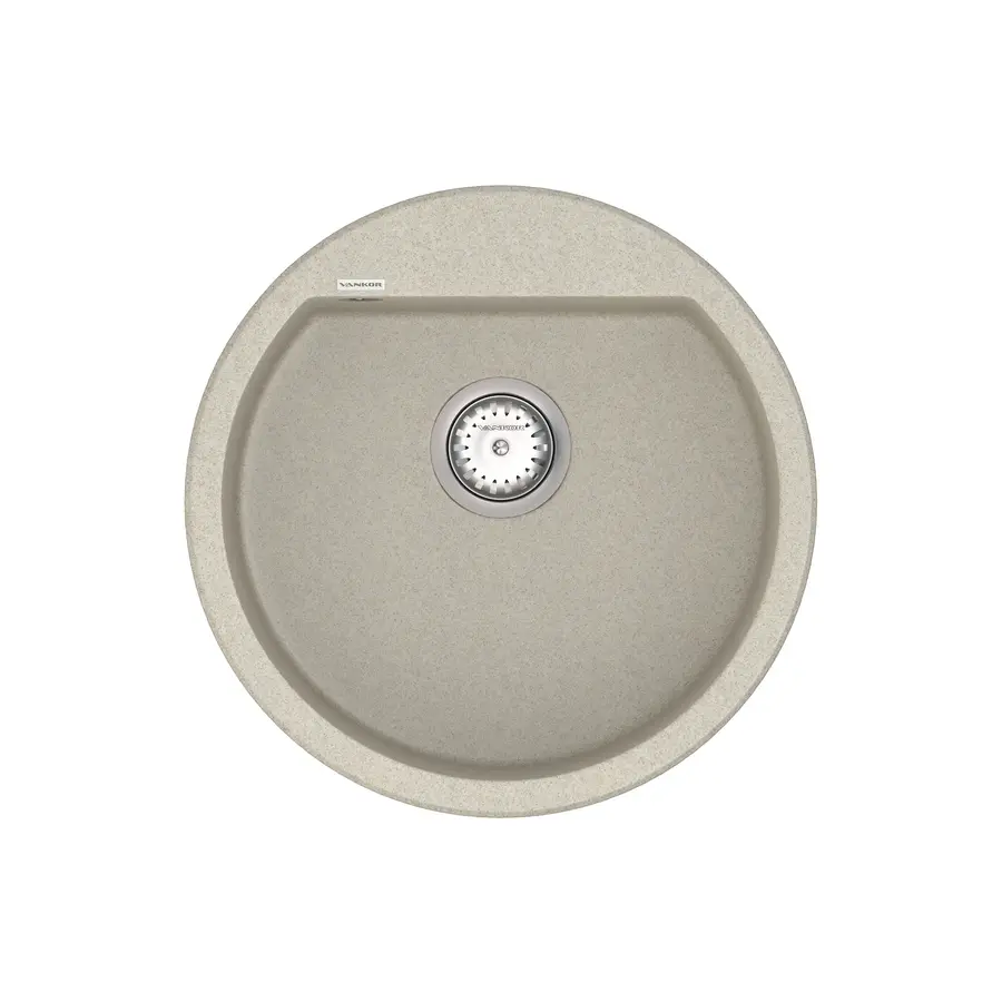 Кухонная гранитная мойка VANKOR Tera TMR 01.50 Terra + сифон