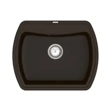 Кухонна гранітна мийка VANKOR Norton NMP 01.63 Chocolate + сифон