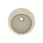 Кухонна гранітна мийка VANKOR Sity SMR 01.50 Beige + сифон