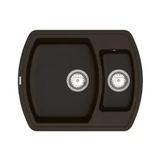 Кухонна гранітна мийка VANKOR Norton NMP 03.63 Chocolate + сифон