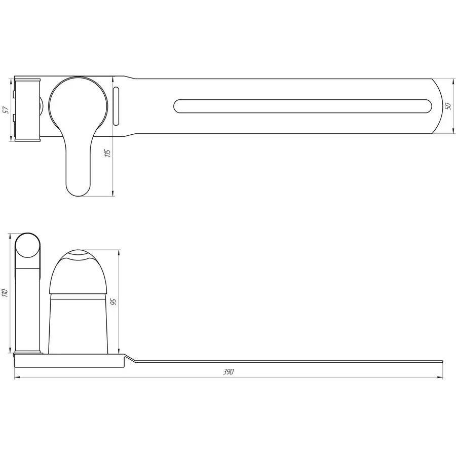 Змішувач для біде Globus Lux Solly GLSO-0206
