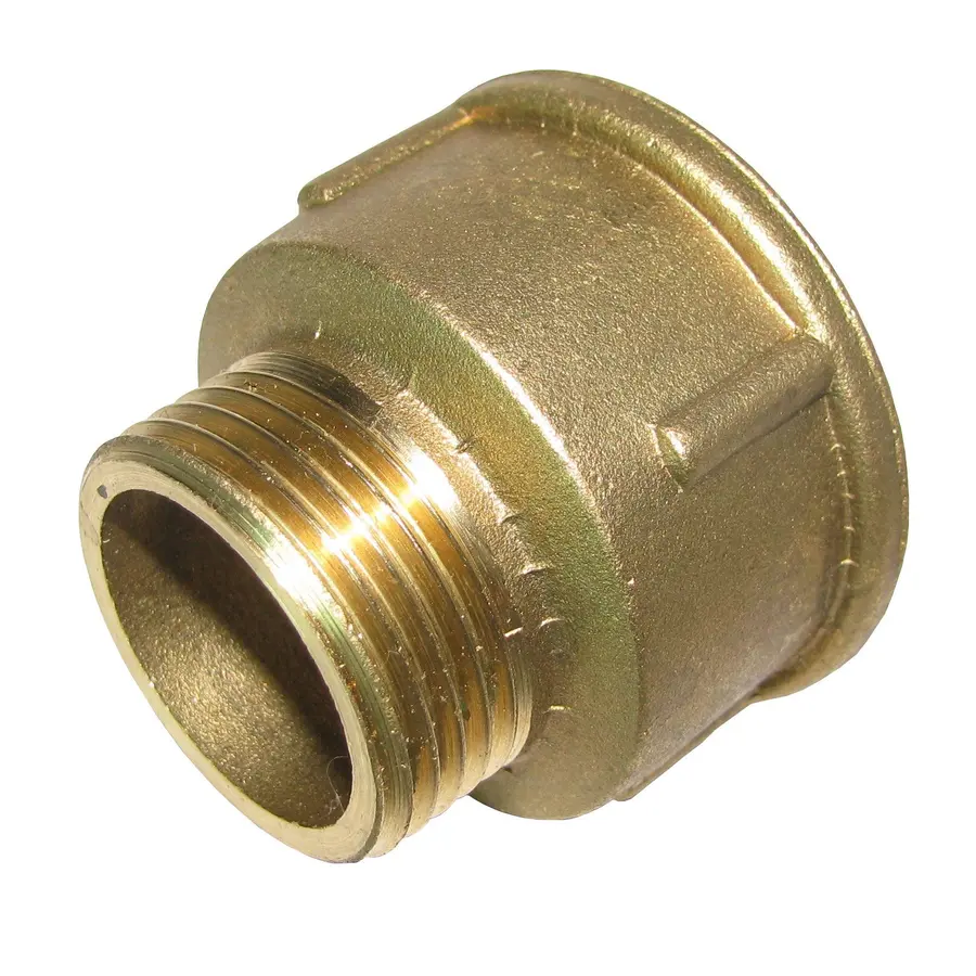 Перехідник редукційний латунний 3/4″ВР х 1/2″ЗР штампований А0603А VA