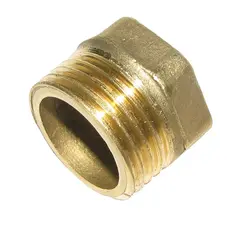 Заглушка латунна 1/2″ЗР штампована А1091А VA