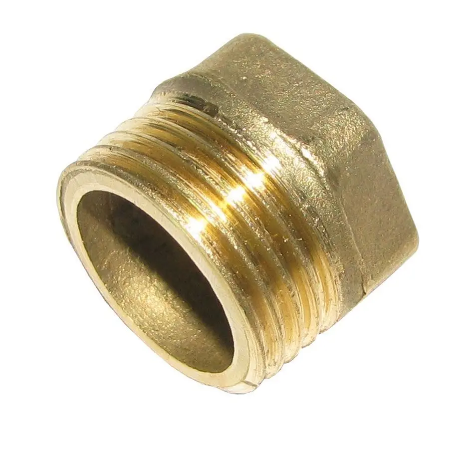 Заглушка латунна 1/2″ЗР штампована А1091А VA