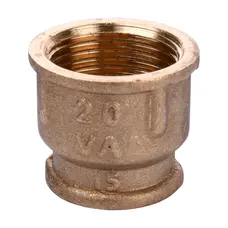 Муфта редукційна латунна 3/4″ВР х 1/2″ВР штампована полегшена А0306А VA