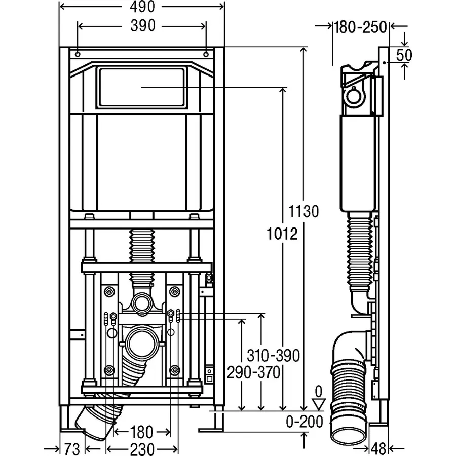 Модуль-бачок для унітаза Eco Plus Viega 708764+708962
