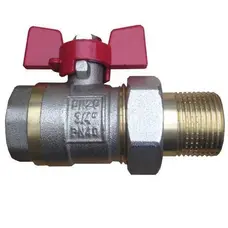 Кран кульовий прямий з американкою PROFESSIONAL 1" Q003