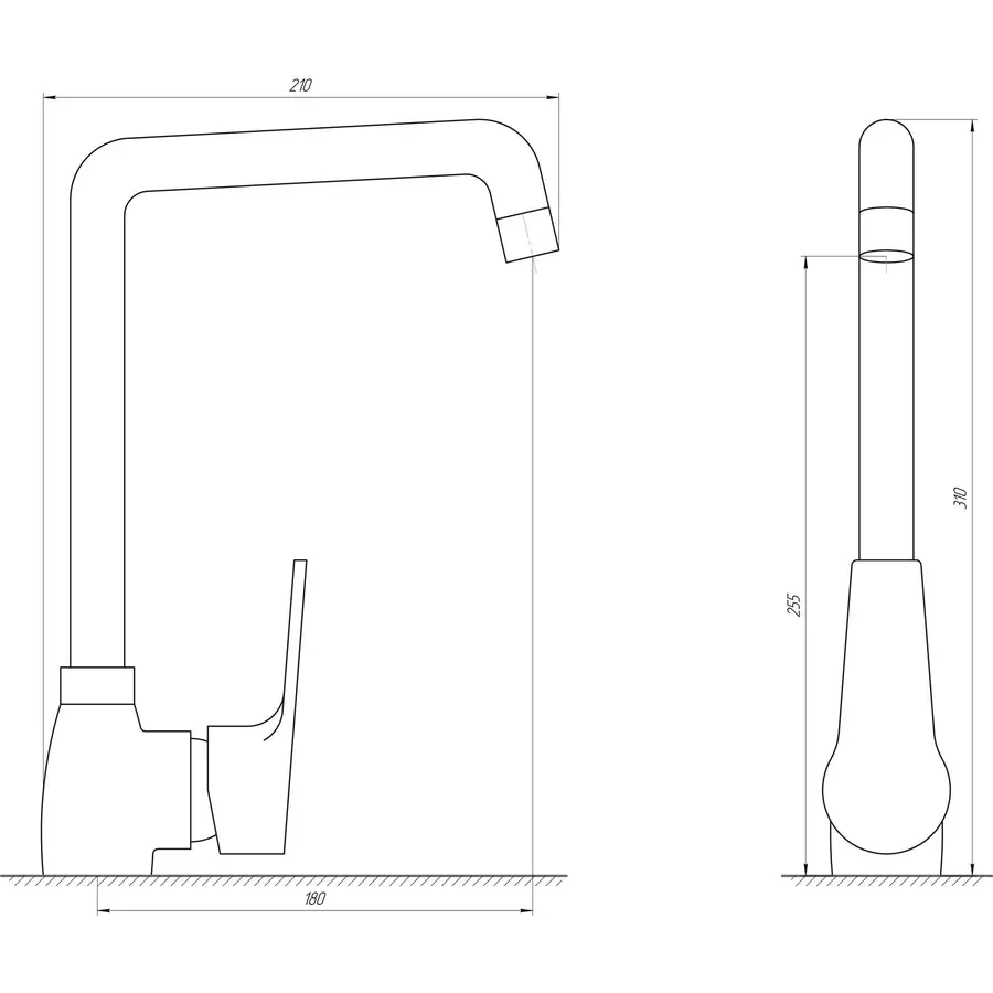 Смеситель для кухни DOMINO BLITZ DBC-203TS-BRONZE