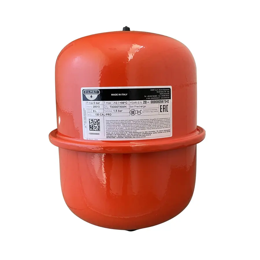 Бак Zilmet cal-pro для систем опалення 8л. 5bar ( 1300000800 )