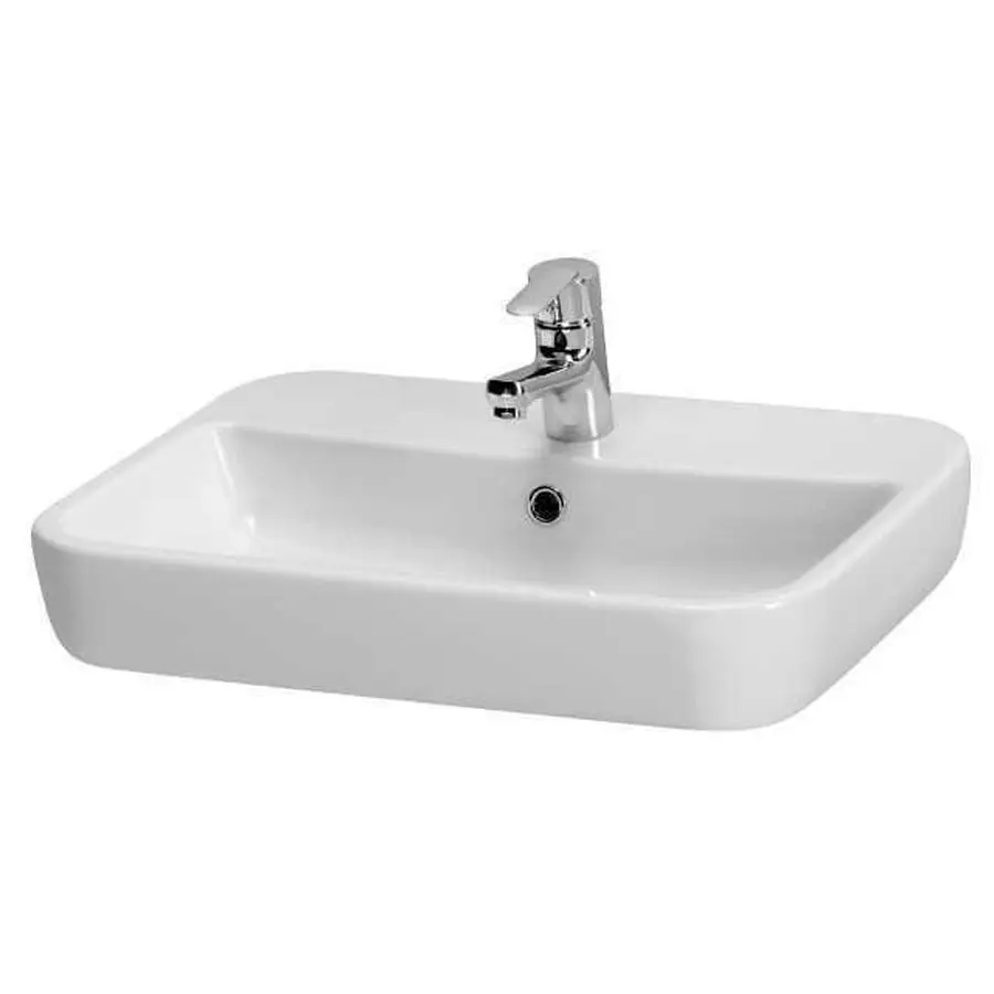 Умывальник для столешниц Cersanit CASPIA 60 прямоугольный