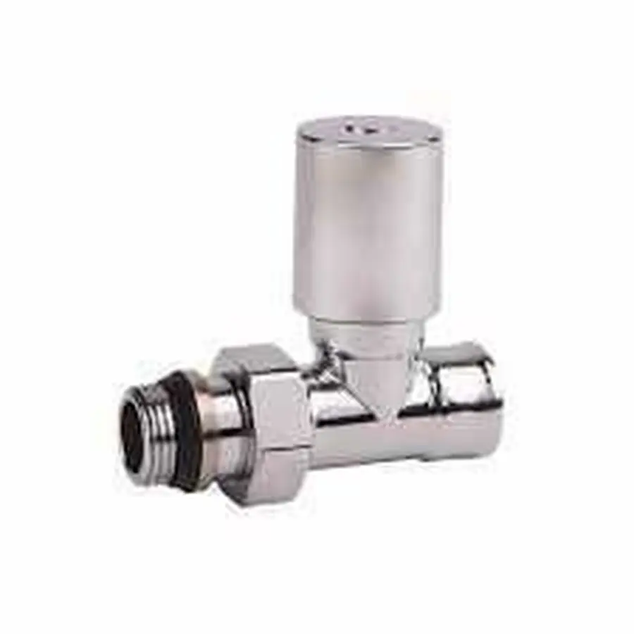 Кран вентильний прямий з американкою SOLOMON 1/2″ CHROM 1875 з ущільнювачем