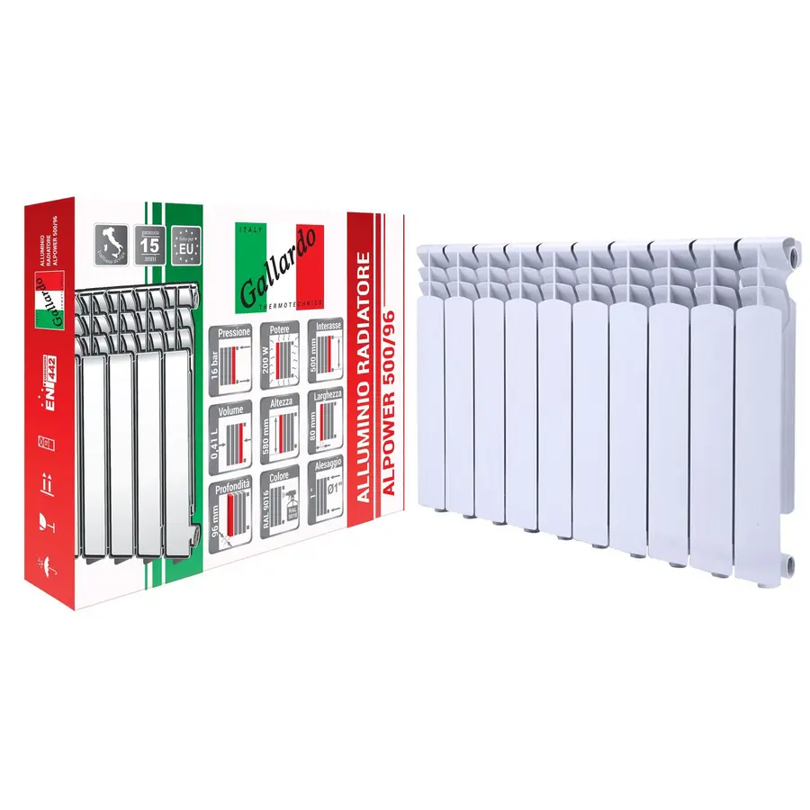 Радиатор алюминиевый секционный GALLARDO ALPOWER 500/96 (кратно 10)