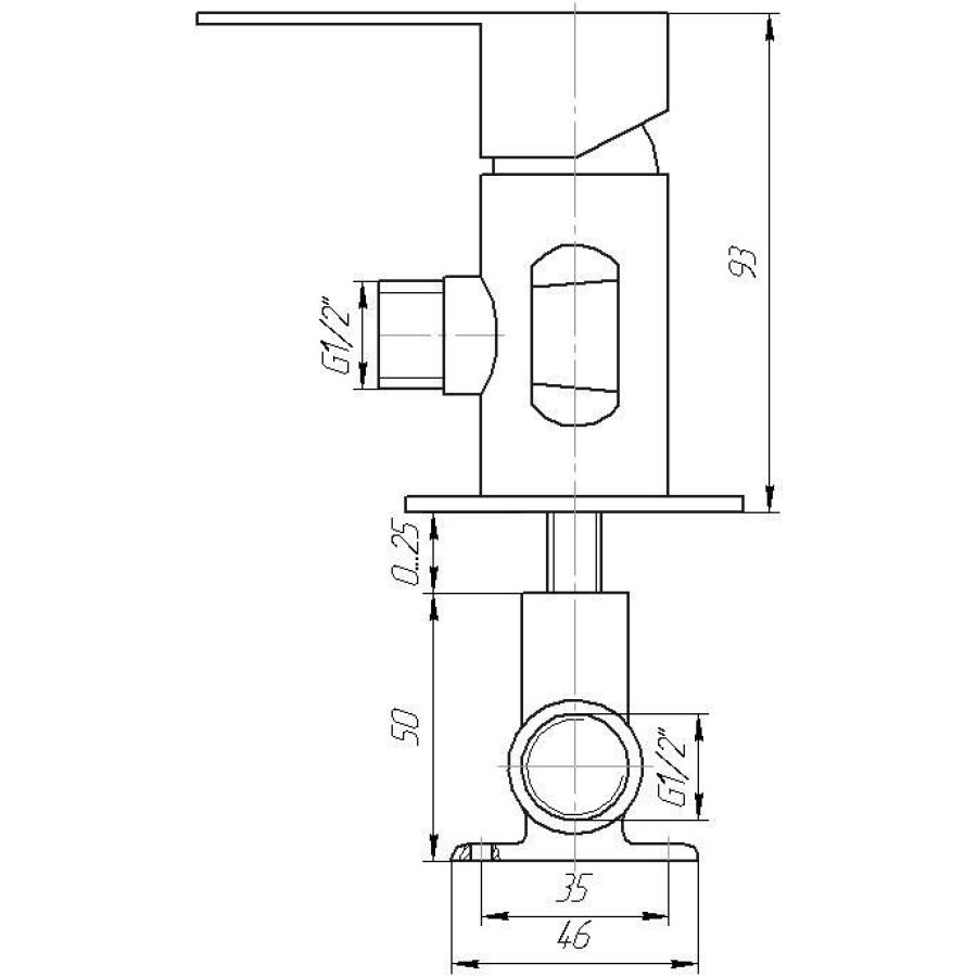 Змішувач гігієнічний TOPAZ BARTS TB 077106-H36