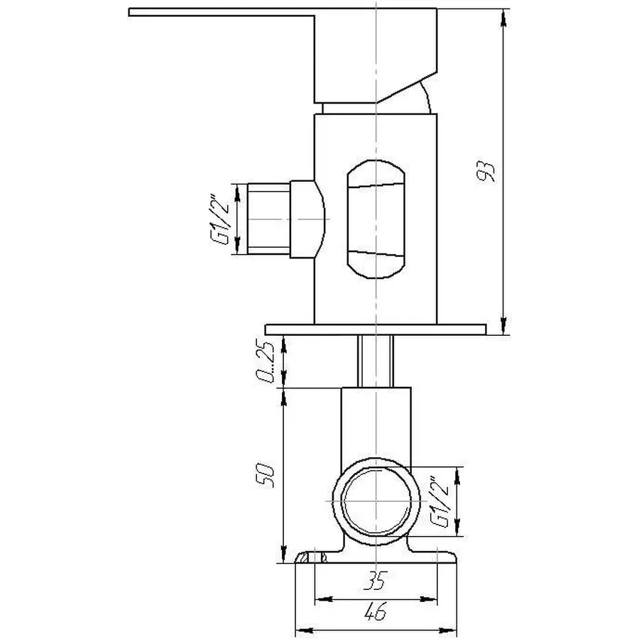 Змішувач гігієнічний TOPAZ BARTS TB 077106-H36