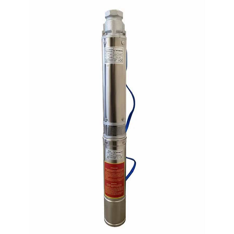 Насос свердловиний з підвищеною стійкістю до піску OPTIMA PM 4QJm4/ 9 0,55 кВт 64м + 1,5 м кабель