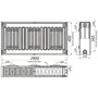 Радиатор стальной панельный KALDE 22 бок 400х2800