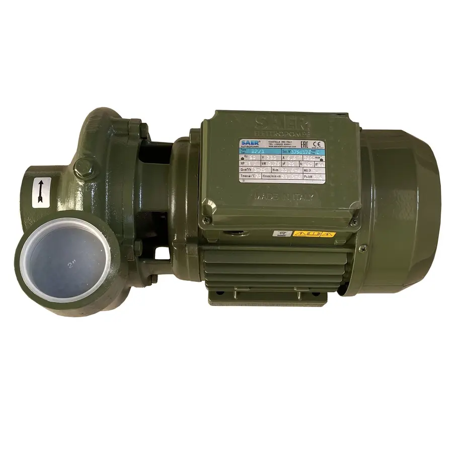 Насос центробежных BP-3 0,75 кВт SAER (25,0 м3 / ч, 21,5м) однофазный