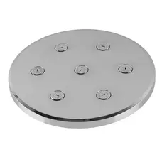 Душевая лейка Globus Lux SD08A Тропик D200мм, Модерн форсунки, Хром Пласт., В коробке