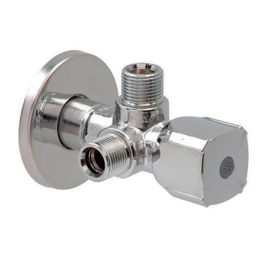 Кран кульовий кутовий подвійний ARCO 1/2″х 3/4″х3/4″ A80TWIN CQ4107