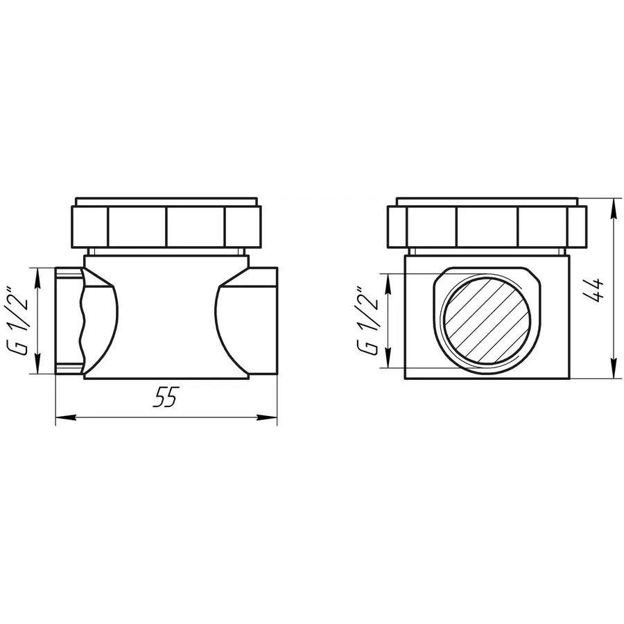 Фильтр грубой очистки для газа SOLOMON 1/2 "F8016