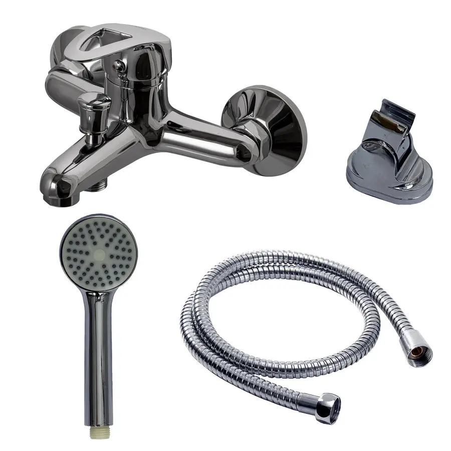 Смеситель для ванной CRISTAL Fitnes GI-102 латунь в комплекте