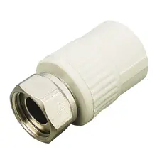 Муфта з накидною гайкою Vsplast PPR ф25х3/4″ ** 2018